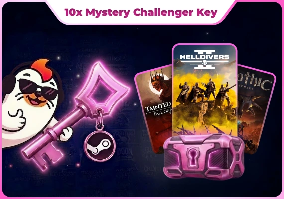 10x Challenger Mystery Steam Keys