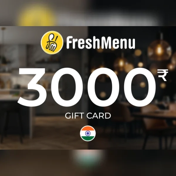 Fresh Menu Gift Card 3000 INR Key - INDIA