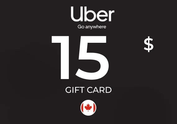 Uber Rides Gift Card 15 CAD