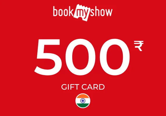 BookMyShow Gift Card 500 INR