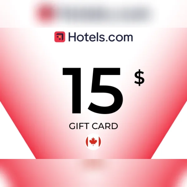 Hotels.com Gift Card 15 CAD Key - CANADA