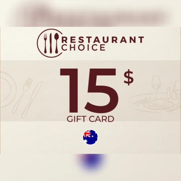 Restaurant Choice Gift Card 15 AUD Key - AUSTRALIA