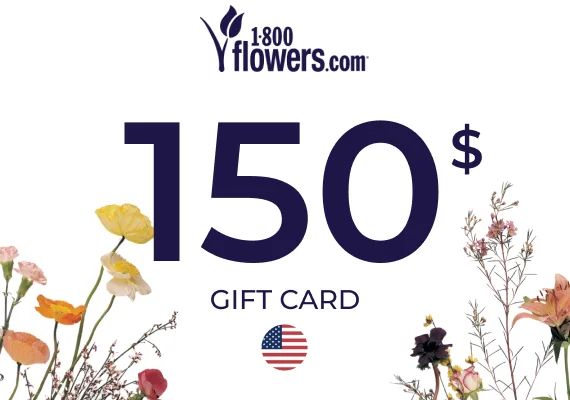 1-800-Flowers.com Gift Card 150 USD 1-800-Flowers.com Gift Card 150 USD