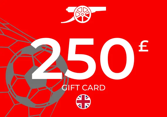 Arsenal Football Club Gift Card 250 GBP