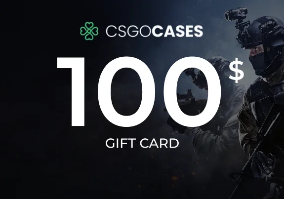 CSGOCases Gift Card 100 USD Key - GLOBAL