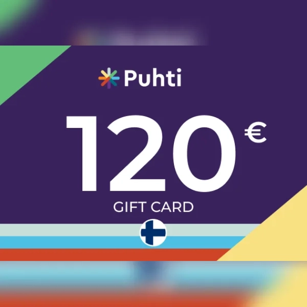 Puhti Gift Card 120 EUR Key - FINLAND