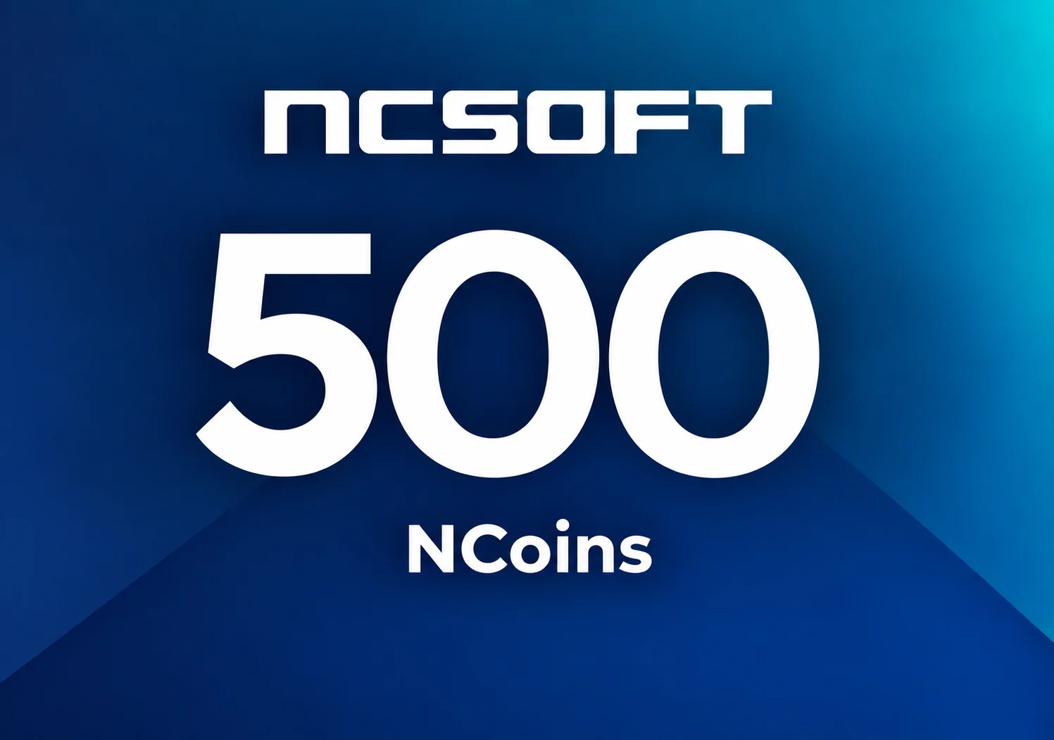 NCSoft Gift Card 500 NCoins
