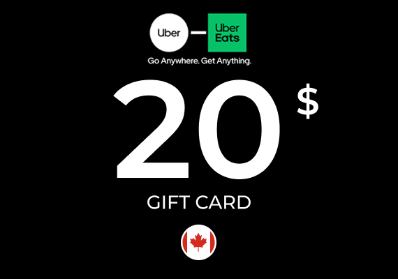 Uber Eats Gift Card 20 CAD