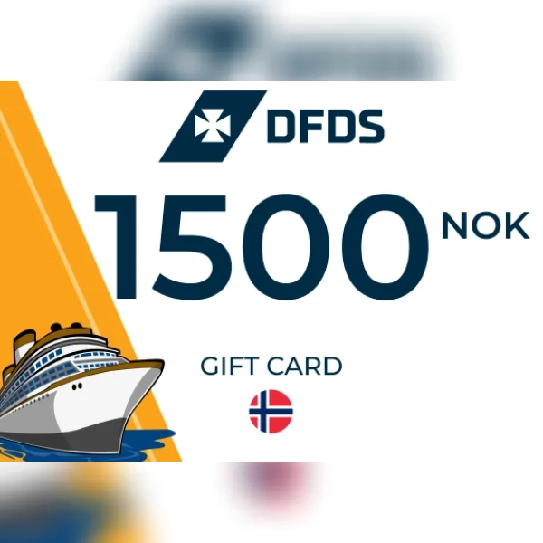DFDS Gift Card 1500 NOK Key - NORWAY