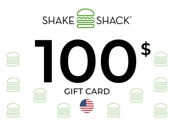 Shake Shack Gift Card 100 USD