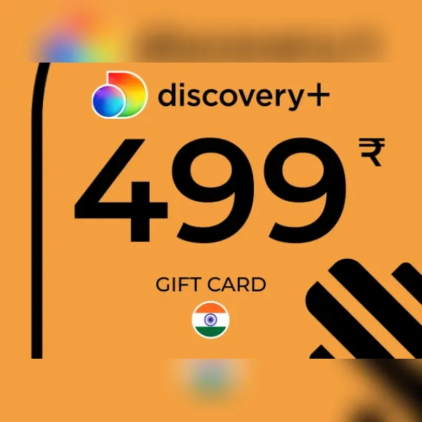 Discovery Plus Gift Card 499 INR Key - INDIA