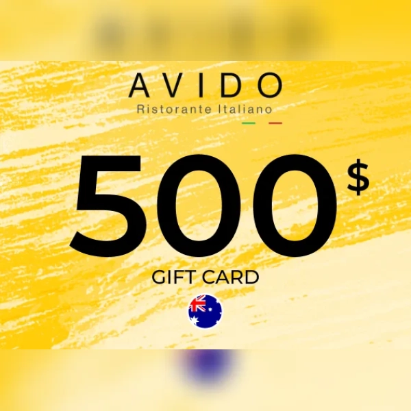 Avido Ristorante Gift Card 500 AUD Key - AUSTRALIA
