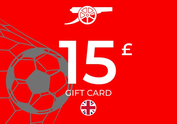 Arsenal Football Club Gift Card 15 GBP
