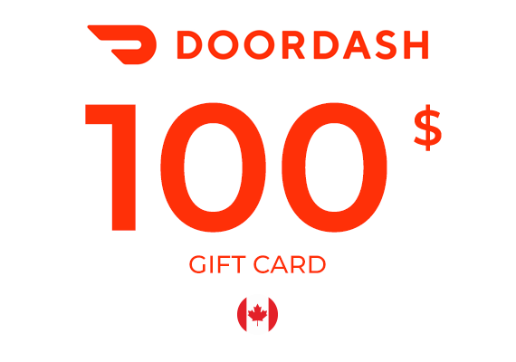 DoorDash Gift Card 100 CAD (CA)