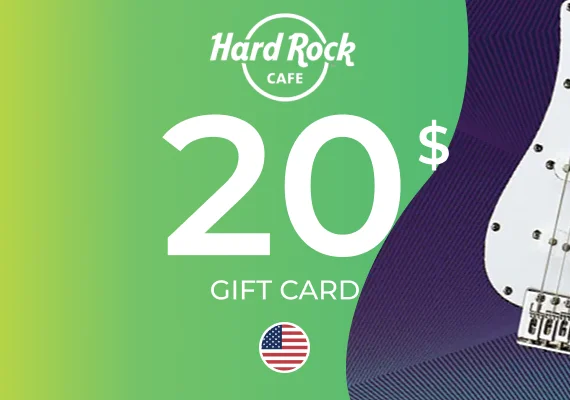 Hard Rock Cafe Gift Card 20 USD