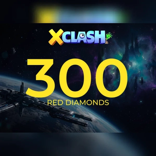 X-Clash - 300 Red Diamonds Direct Top-Up - GLOBAL