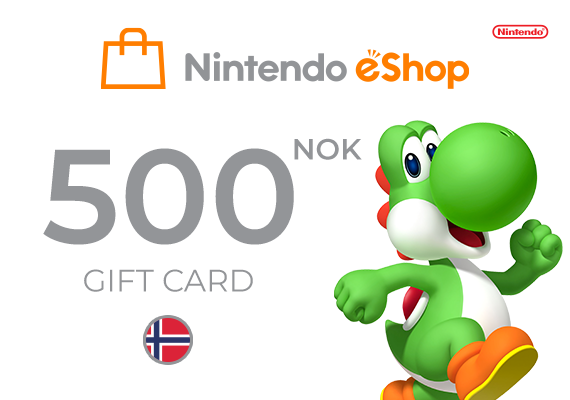 Nintendo eShop Card 500 NOK