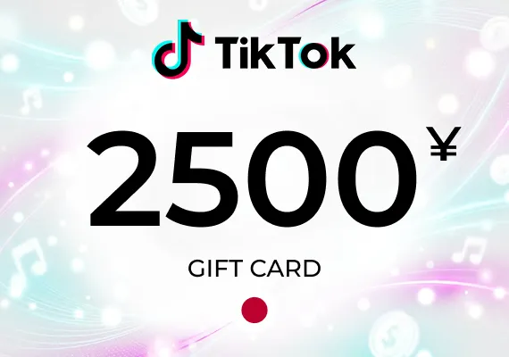 TikTok Gift Card 2500 JPY