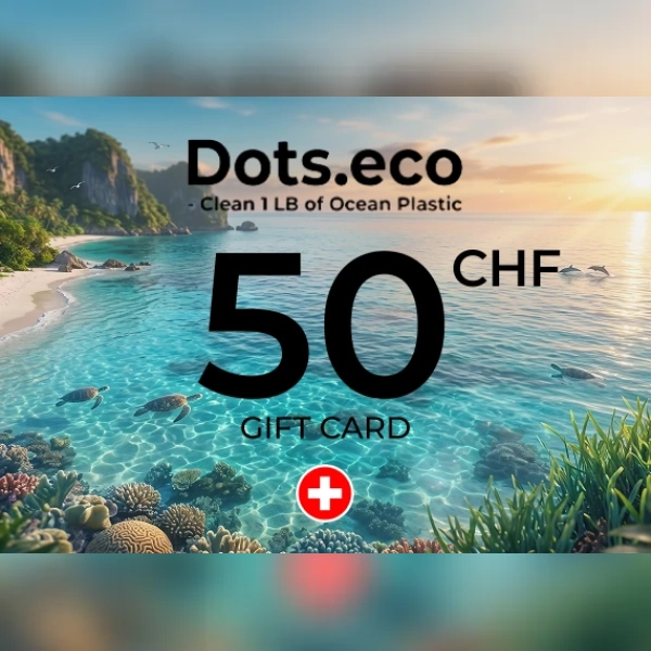 Dots.eco - Clean 1 LB of Ocean Plastic Gift Card 50 CHF Key - SWITZERLAND