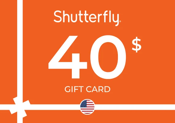 Shutterfly Gift Card 40 USD