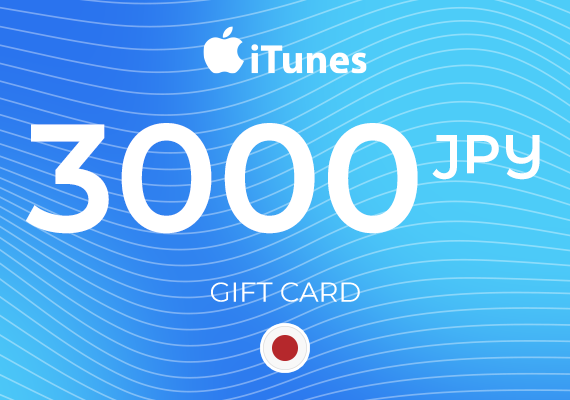 Apple iTunes Gift Card 3000 JPY Apple iTunes Gift Card 3000 JPY