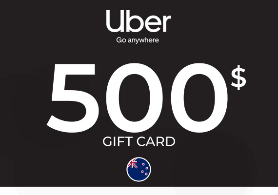 Uber Rides Gift Card Gift Card 500 NZD