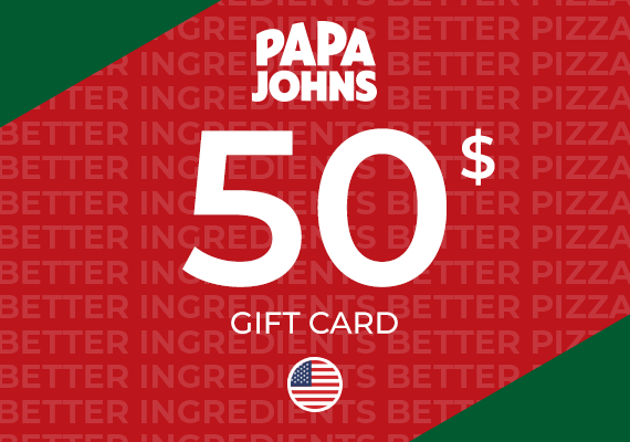 Papa Johns Gift Card 50 USD