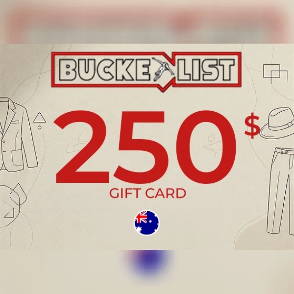 Bucketlist Gift Card 250 AUD Key - AUSTRALIA