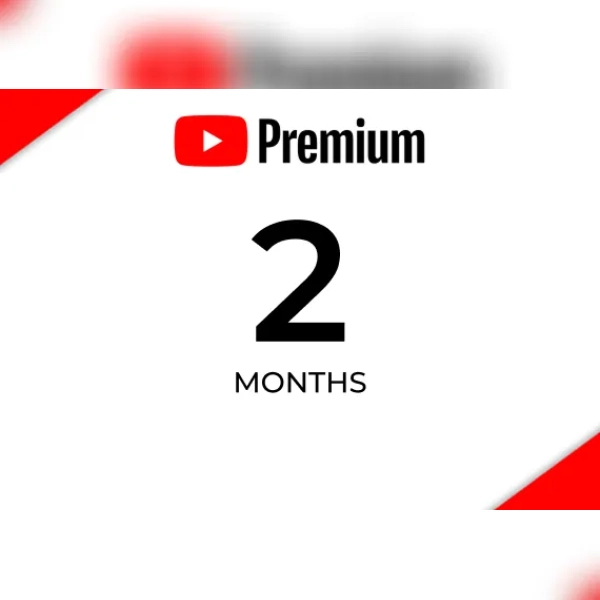 YouTube Premium 2 Months Subscription - GLOBAL
