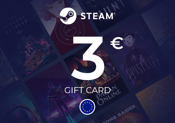 Steam Wallet Gift Card 3 EUR Steam Wallet Gift Card 3 EUR
