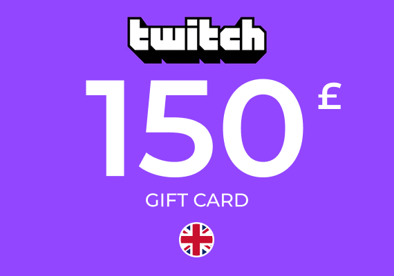 Twitch Gift Card 150 GBP Twitch Gift Card 150 GBP
