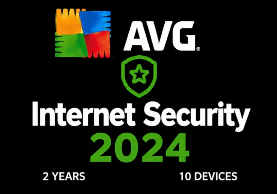 AVG Internet Security 2024 (2 Years / 10 Devices)