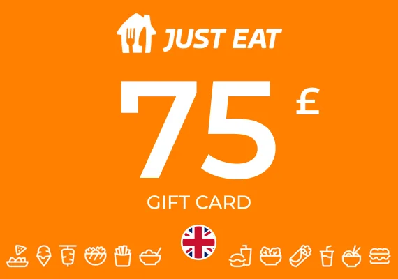 Just Eat Gift Card 75 GBP