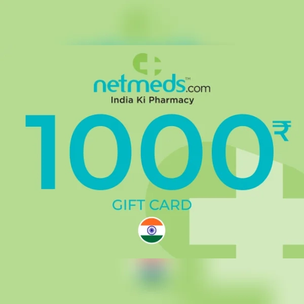 Netmeds Gift Card 1000 INR Key - INDIA