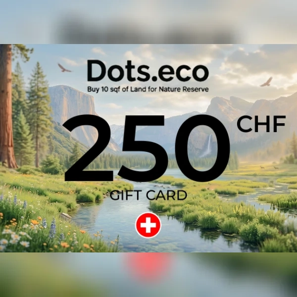 Dots.eco - Buy 10 sqf of Land for Nature Reserve Gift Card 250 CHF Key - SWITZERLAND
