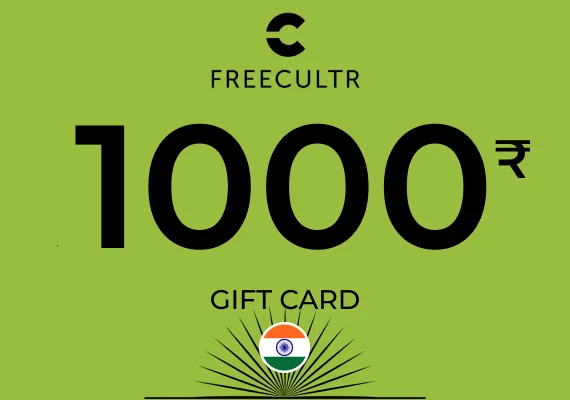 Freecultr Gift Card 1000 INR