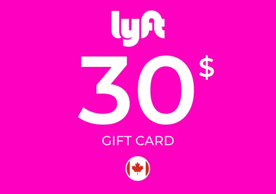 Lyft Gift Card 30 CAD