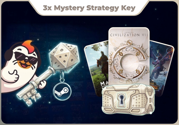 3x Strategy Mystery Steam Keys