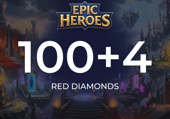 Epic Heroes - X Hero Red Diamond 100 + 4 Red Diamonds 
