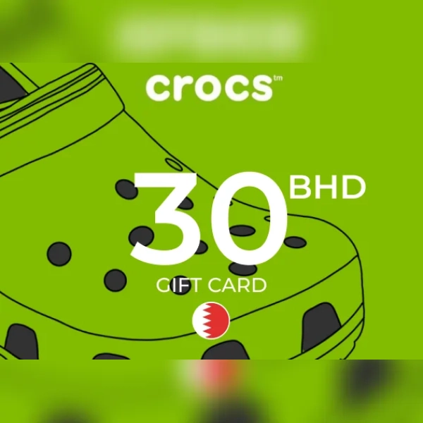 Crocs Gift Card 30 BHD Key - BAHRAIN