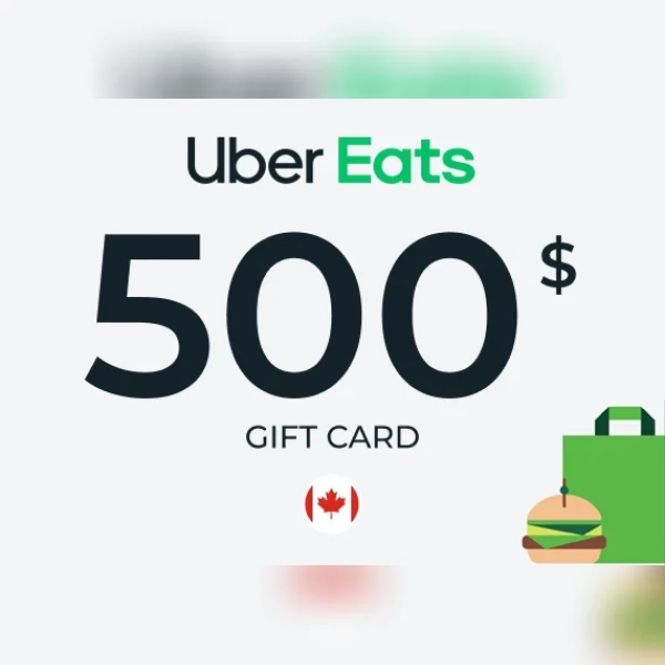 Uber Eats Gift Card 500 CAD Key - CANADA