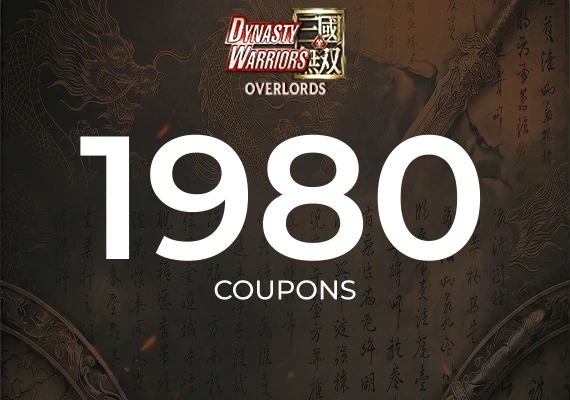 Dynasty Warriors: Overlords - 1980 Coupons