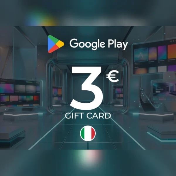 codice acquisto Google Play Gift Card 3 EUR Key - ITALY