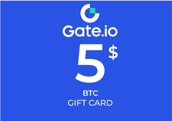 Gate.io Gift Card (BTC) 5 USD