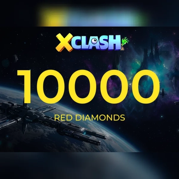 X-Clash - 10,000 Red Diamonds Direct Top-Up - GLOBAL