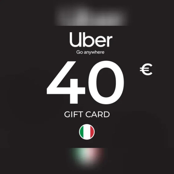 Uber Rides Gift Card 40 EUR Key - ITALY