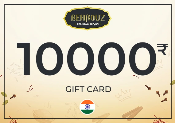 Behrouz Biryani Gift Card 10000 INR