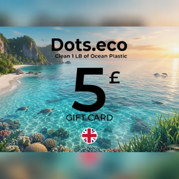 Dots.eco - Clean 1 LB of Ocean Plastic Gift Card 5 GBP Key - UNITED KINGDOM