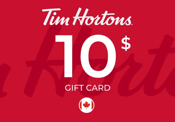 Tim Horton's Gift Card 10 CAD
