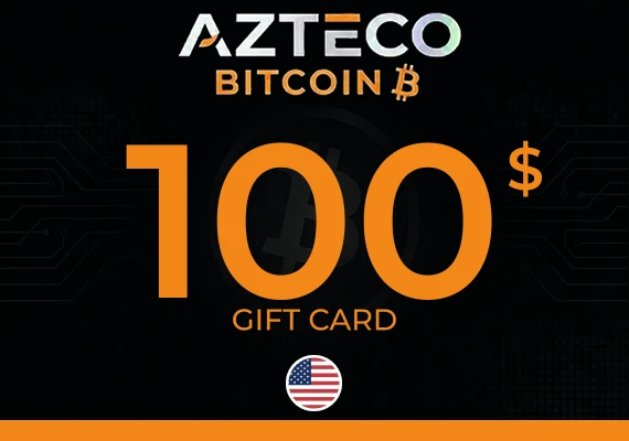 Azteco Bitcoin Voucher - Lightning Gift Card 100 USD